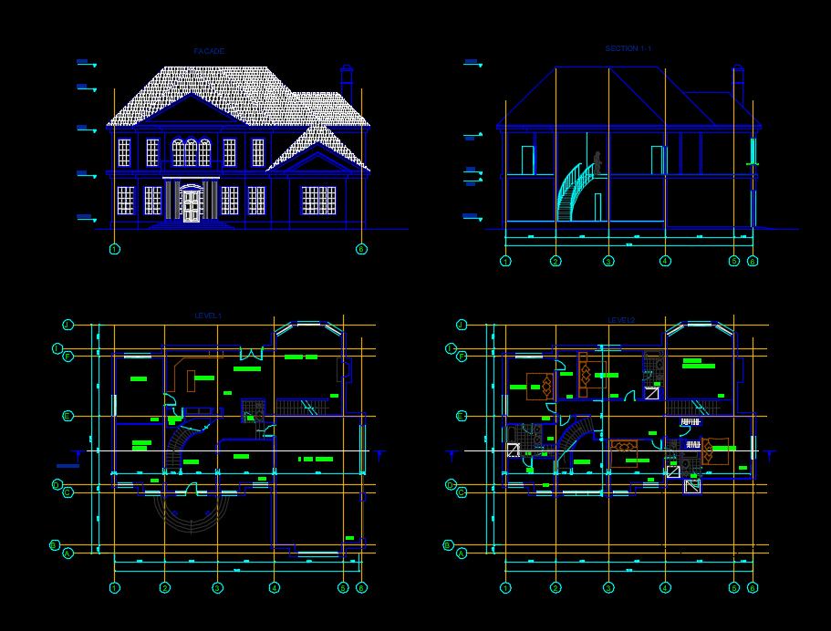 Two Story House